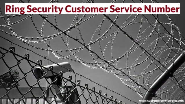 Ring Security Customer Service Number