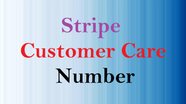 Stripe Customer Care Number